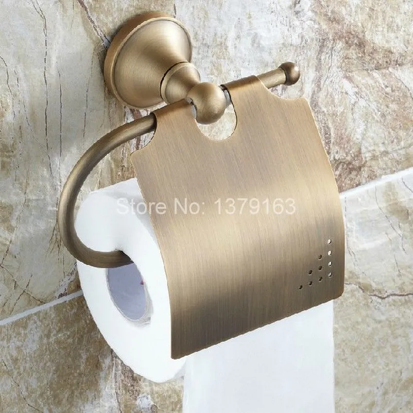 Аксессуары для ванной комнаты винтажный Ретро античный бронзовый настенный