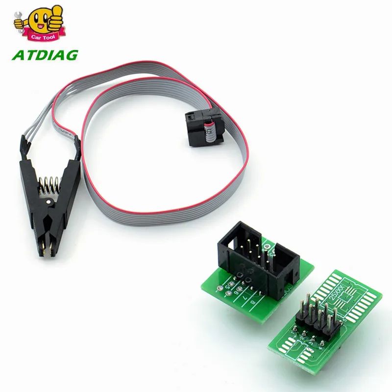 2018 тестовый зажим SOIC8 SOP8 для EEPROM 93CXX / 25CXX 24CXX + CH341A 24 25 серия Flash BIOS USB программатор