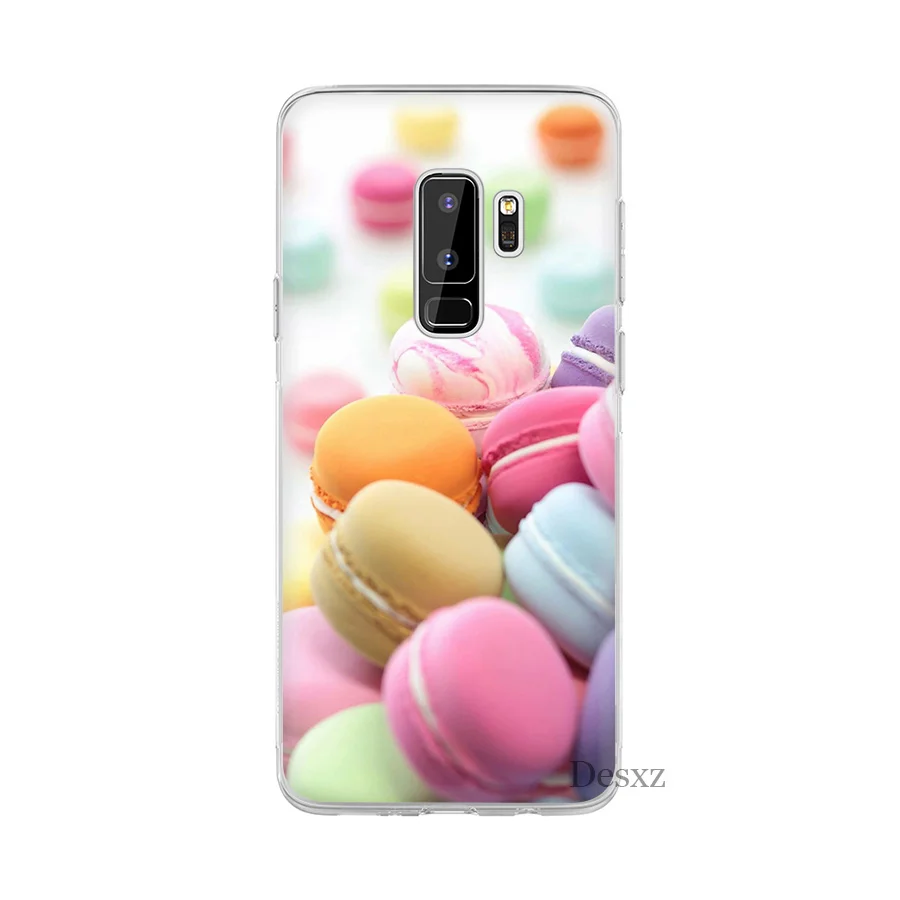 Чехол для Samsung A10 A20 A30 A40 A50 A60 A70 A9 A7 A5 A6 A8 Plus розовый сердечко десерт мороженое