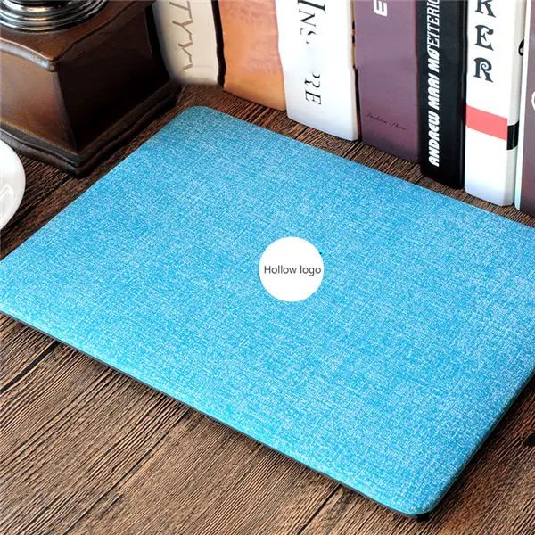 Blue Модный джинсовый Зерна Чехол для ноутбука Apple Macbook Air Pro 11 12 13 15 ноутбук Retina крышка Pro 13,3 15,4 дюймов ноутбук в виде ракушки - Цвет: Blue