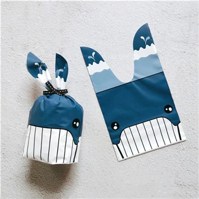 Cute 8 D& P 10 шт милый с кроличьими ушами для печенья мешок подарка для конфет печенья закуски выпечка посылка Свадебные сувениры подарки пасхальное украшение - Цвет: Cute 8