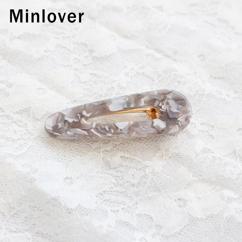 Minlover корейские пустые геометрические заколки Водосберегающие для волос
