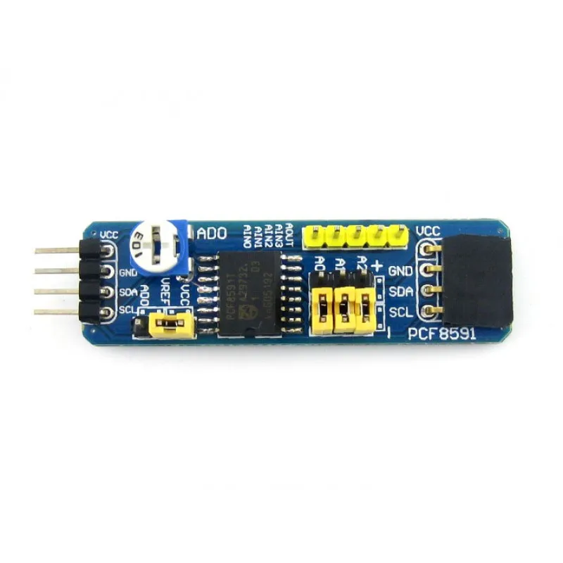 PCF8591 AD DA Совета модуль 8-бит/D/A с I2C разъем регулируемый резистор аналоговый