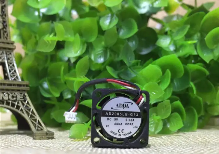 

ADDA AD2005LB-G73 20x20x10mm 2cm 20mm DC 5V 0.08A 3-wire Server Miniature Cooling Fan