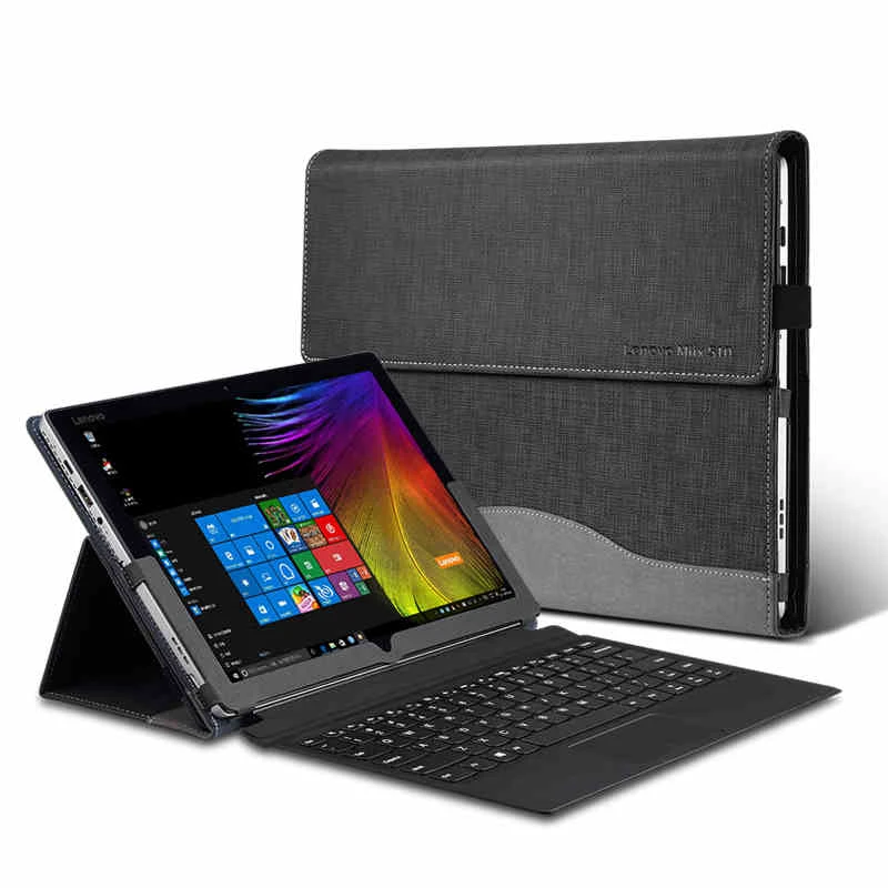 Новый креативный дизайн чехол для Lenovo Miix 510 Miix5 12 2 дюймов ноутбука PU кожаный