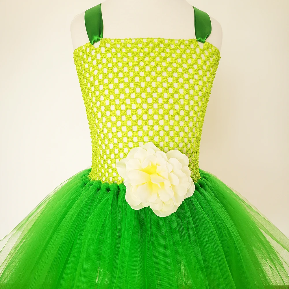 Сказочное платье-пачка Tinkerbell для девочек на день рождения Детский карнавальный