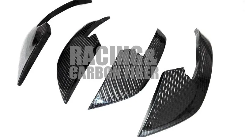 RS7 CANARDS WINGLETS--ABT STYLE из углеродного волокна [4 шт./компл.] для AUDI NICE FITMENT &amp FITMENT! |