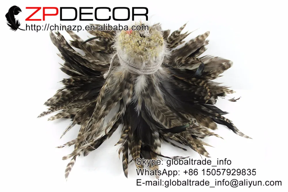 ZPDECOR петух перо фабрика 6-8 дюймов ручная работа высокое качество натуральный и