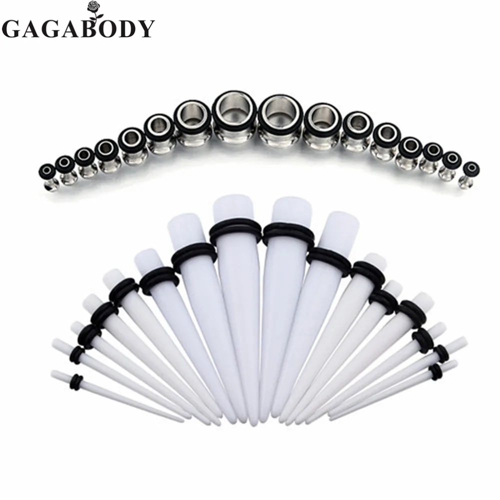 2 пары каждого размера черный/белый/желтый/оранжевый/зеленый/синий конический