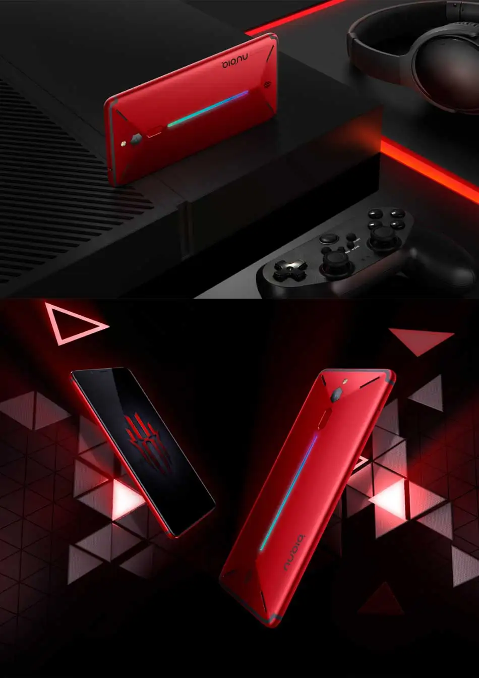 Оригинальный zte Nubia красный волшебный игровой мобильный телефон 6