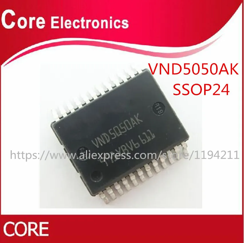10 шт./лот VND5050AK автомобильный Драйвер IC SOP 24 мост новый оригинальный|Интегральные