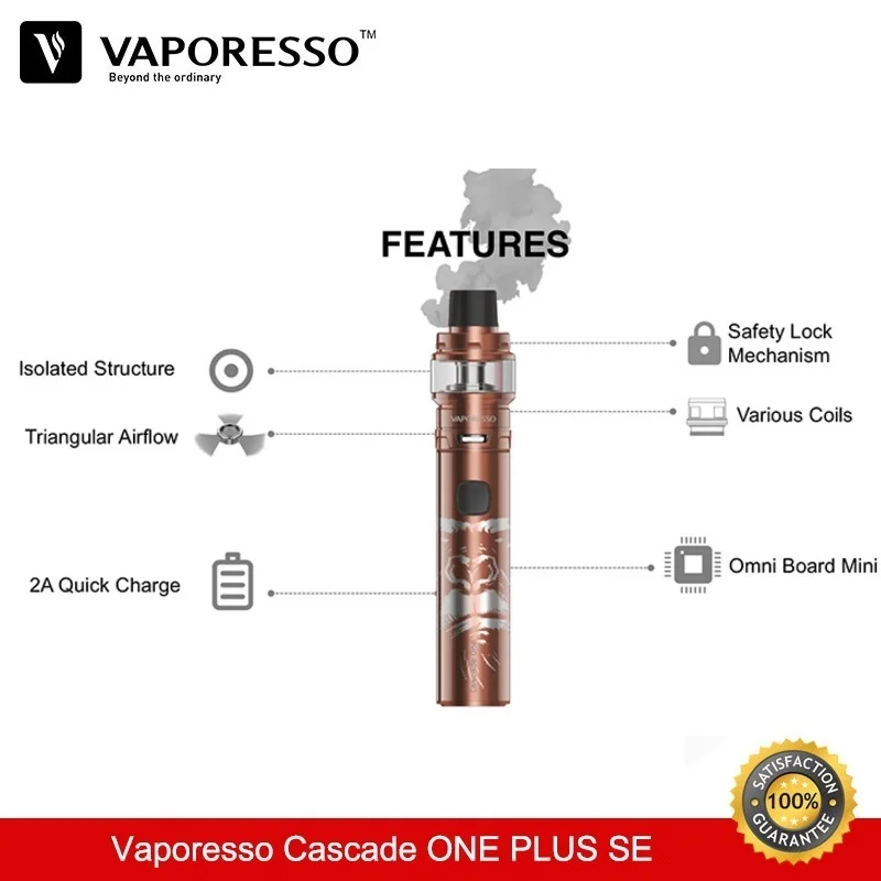 Набор электронных сигарет Vaporesso Cascade One Plus SE Kit 6 5 мл колба Vaper 3000 испаритель mAh с GT