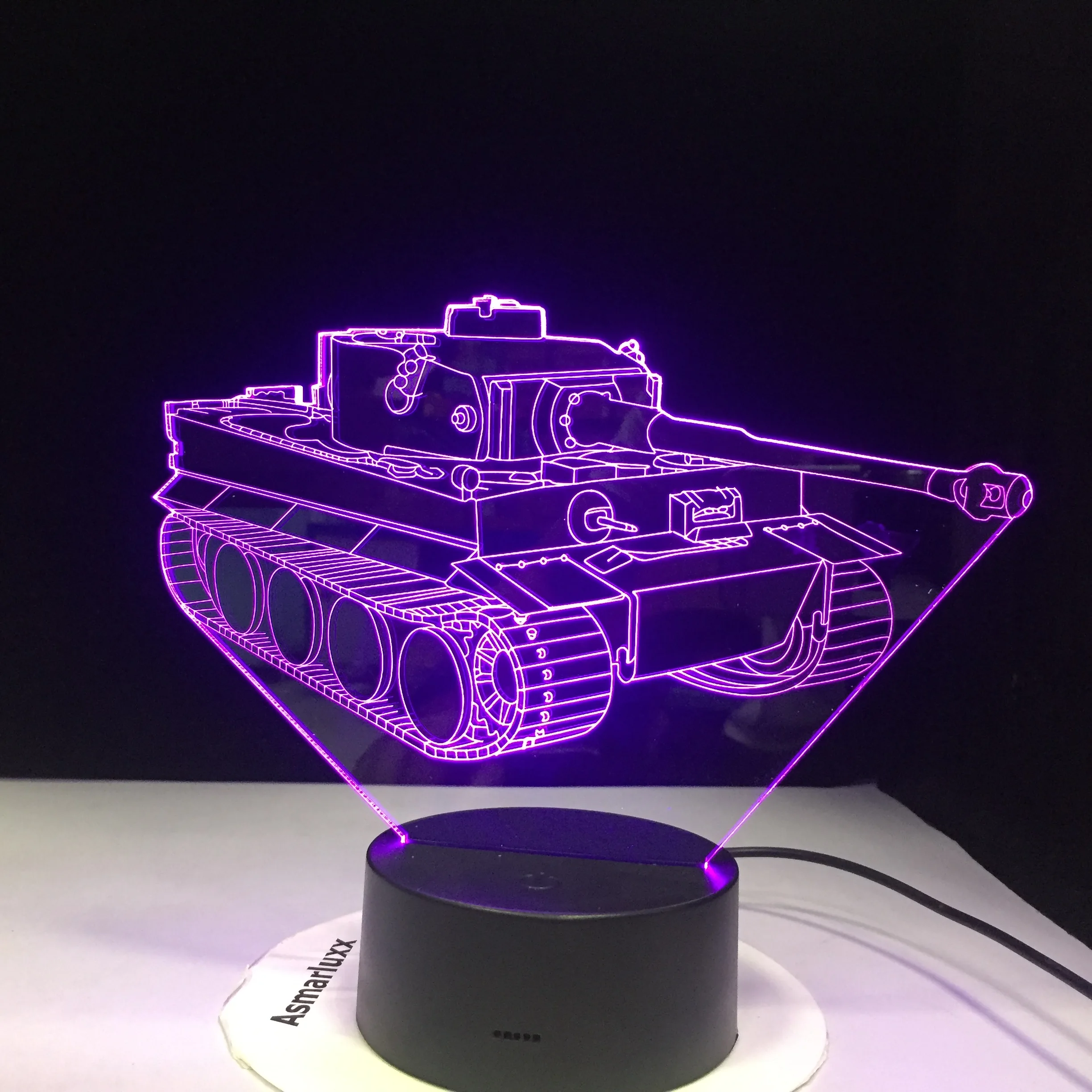 Цветной Акриловый СВЕТОДИОДНЫЙ ночник в виде кошки 3D лампа с USB датчиком и