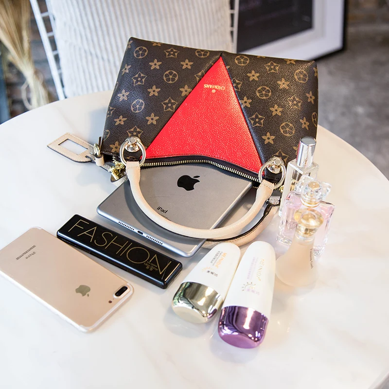 2019 Sweet Handbags for Women New Fashion Designer PU Leather Shoulder Bags Female Top-Handle Tote Crossbody Messenger Bag | Багаж и сумки