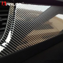 100*30/10cm High Glossy 5D Carbon Fiber Wrapping Vinyl Film Motorcycle Tablet Stickers And Decals Auto Accessories Car Styling