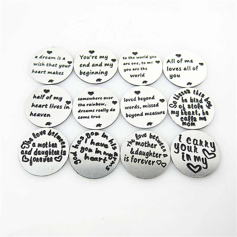 20 шт./лот Смешанные случайные разные пластины для окон плавающая пластина диск