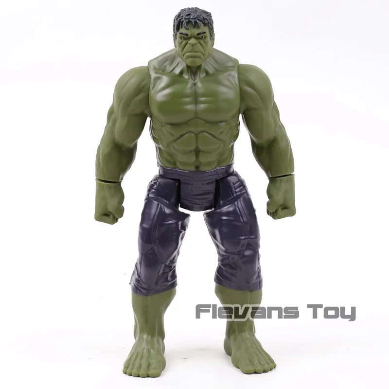 Hulk no box Marvel Titan Герой Мстители танос Черная пантера Капитан Америка Тор Железный человек паук халкбастер Халк фигурка 1" 30 см - Цвет: Hulk no box