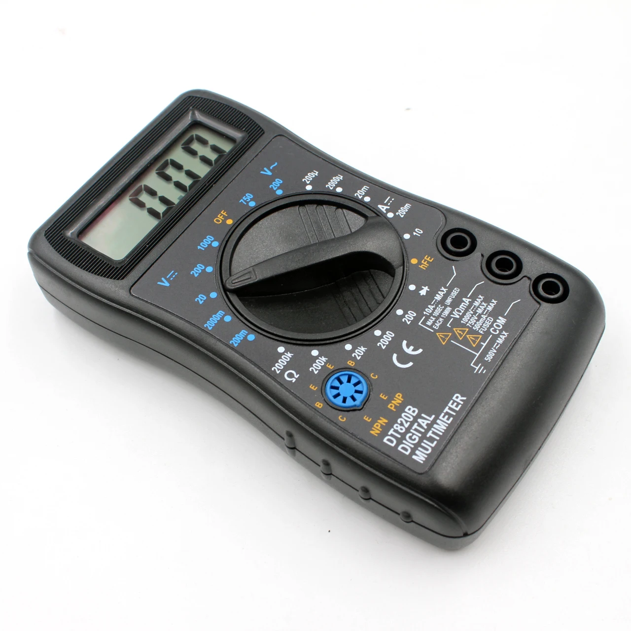 WHDZ DT820B Мини цифровой мультиметр с защитой от перегрузки вольтметр Ампер Ом