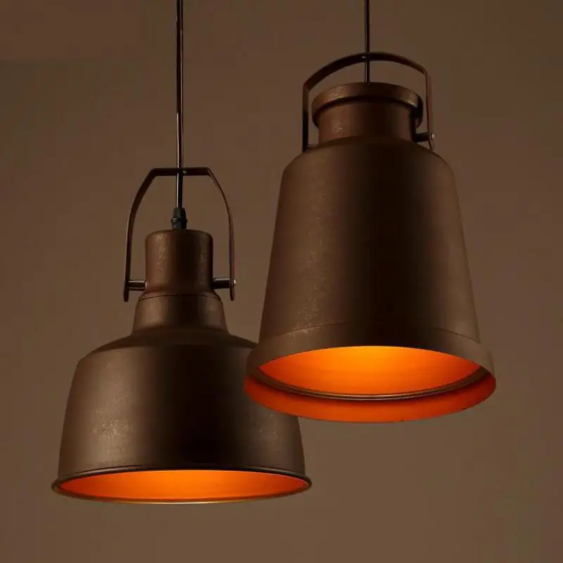 Restaurant Rustic Industrial pendant lights E27 1 pcs Bar Iron lamps Creative Coffee shop Retro Suspension Luminaire | Освещение