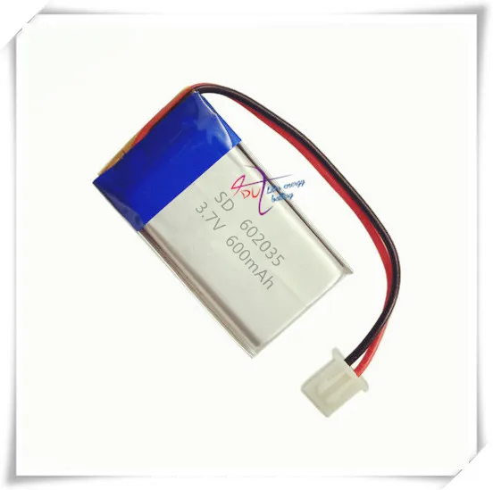 Li po XH2.54 600mAh 602035 3 7 V литий полимерный аккумулятор стереодинамики массажный