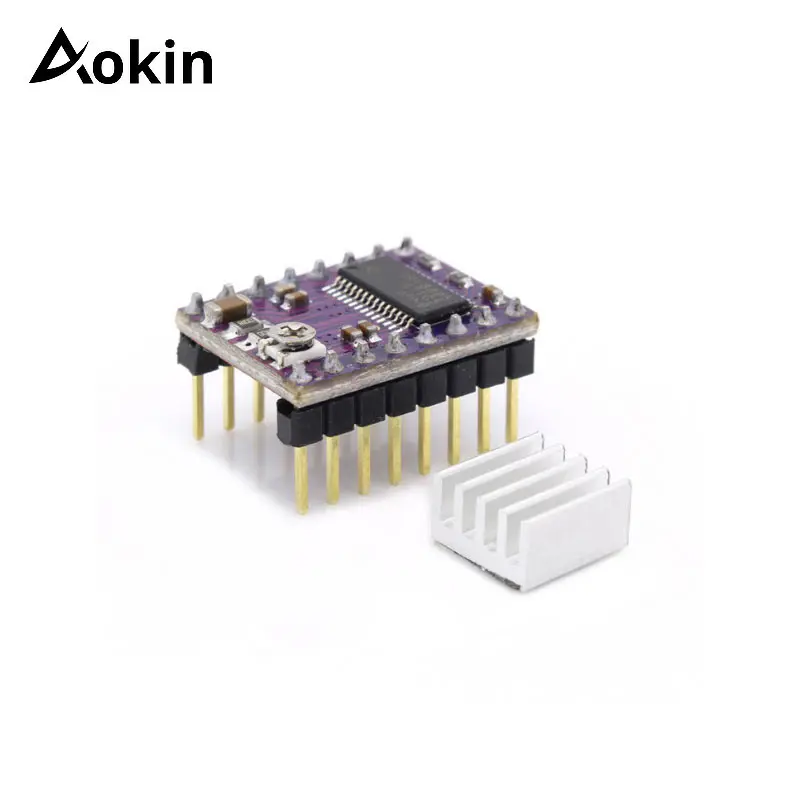 

StepStick DRV882 Stepper Motor Drivers 3D Printers Parts with Heat Sink Sticker Aluminum Heatsinks Driver Board Part Accessories