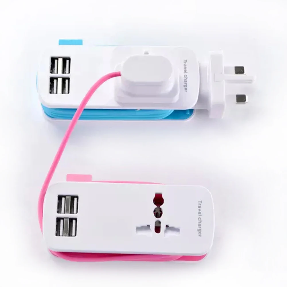 Универсальный дорожный адаптер питания переменного тока YCDC 110 240 В с USB разъемом