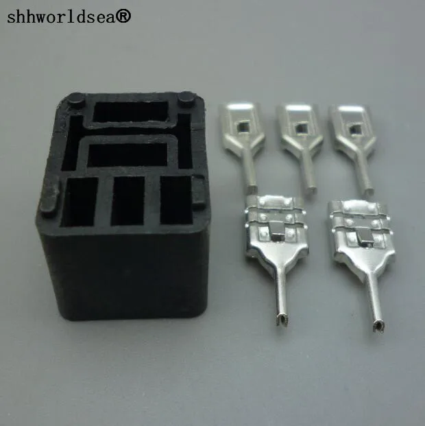 Shhworld фиолетовый PCB Автомобильный авто релейные розетки с 5-контактными клеммами