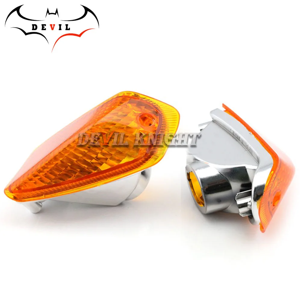 rear amber Для KAWASAKI ZZR 400 ZZR400 1990 1991 1992 Аксессуары для мотоциклов передний и задний указатели поворота Индикатор светильник лампа объектив - Цвет: rear amber