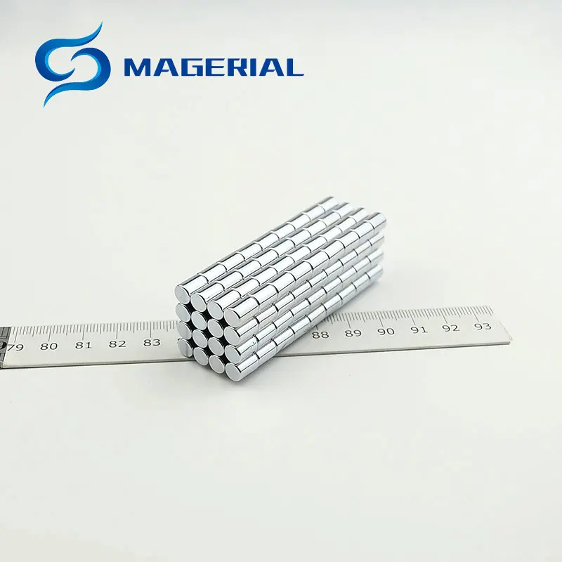 

Micro Precision Magnet Cylinder Diameter 6 0.236'' Small Round Disc 6x7 mm Sensor Mini Magnets Teaching Study 100pcs