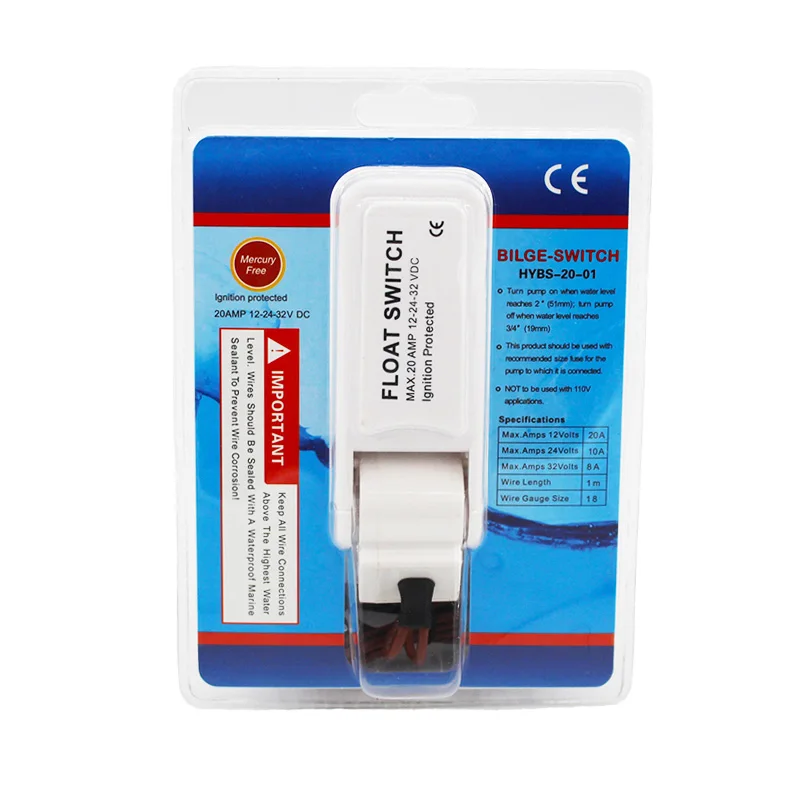 Switch Трюмный насос 12 V/24 V DC стиль 350 500 750 1100 GPH погружной насос/Круизный корабль сливной насос/морской насос - Напряжение: Switch