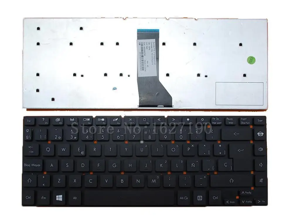 

New Original SP/Spanish Replacement Laptop Keyboard for GATEWAY NV47H BLACK Win8 Cuaderno de teclado Repair Computer Noteboards
