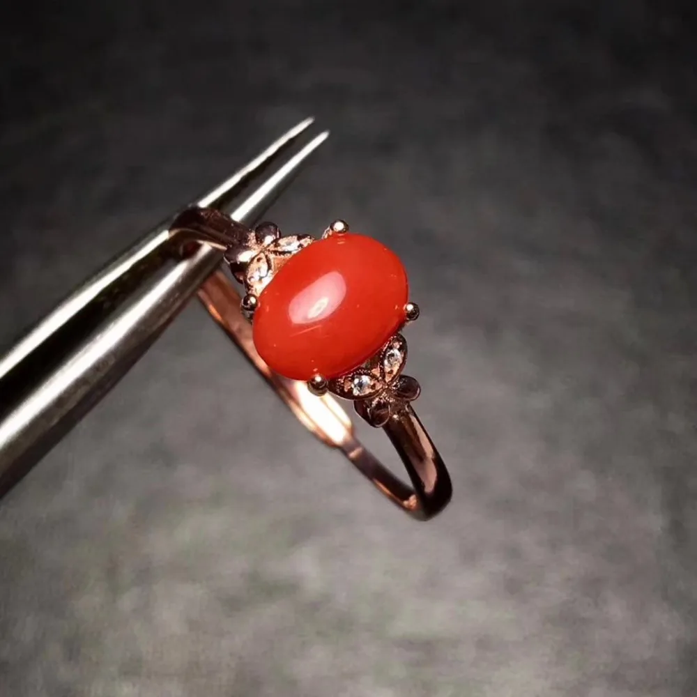 Женское кольцо из серебра 925 пробы 6 х8 мм|fine jewelry|gemstone jewelrygemstone rings silver |