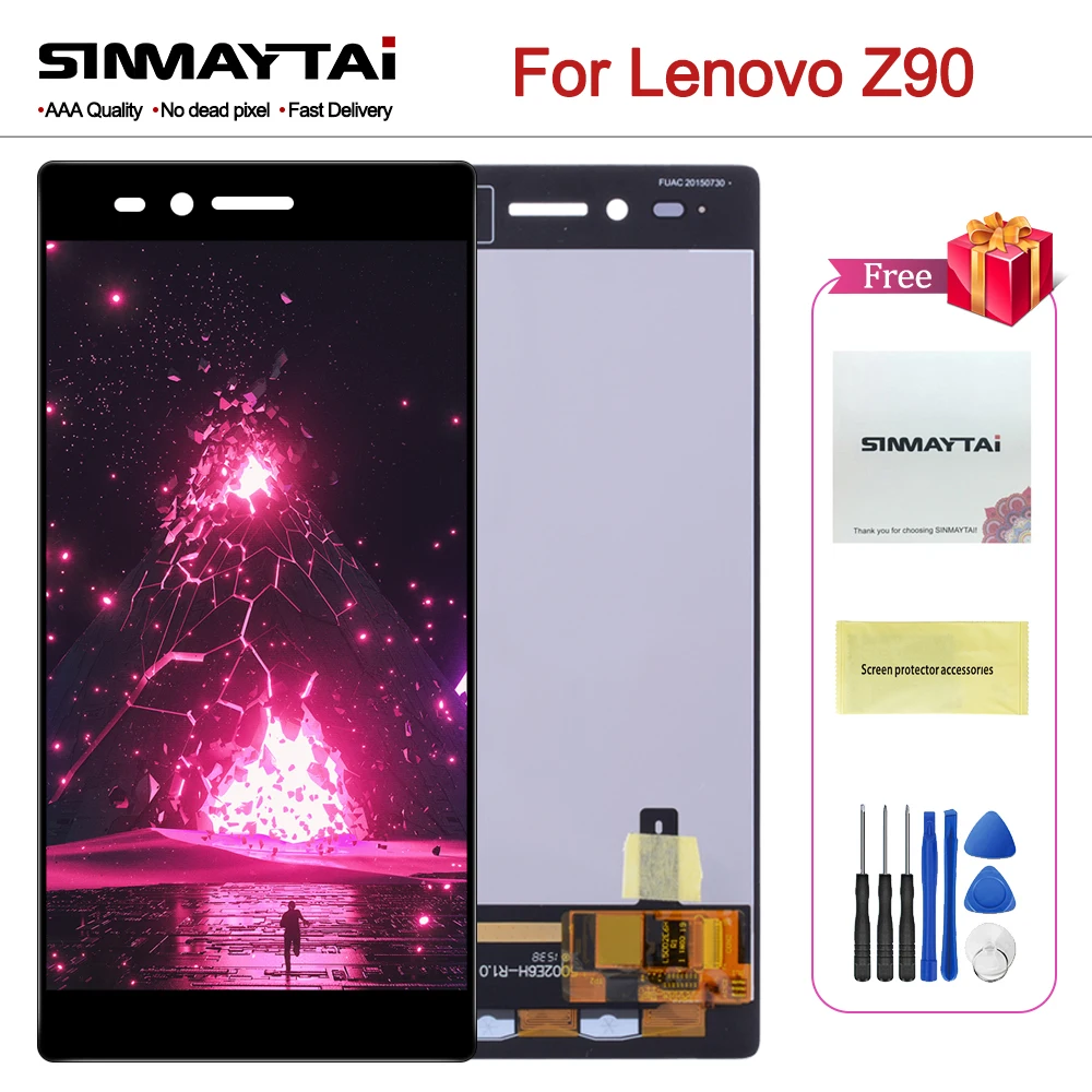 ЖК дисплей для Lenovo Vibe shot Z90 сменный сенсорный экран 5 0 дюйма 100% оригинал z90a40|Экраны