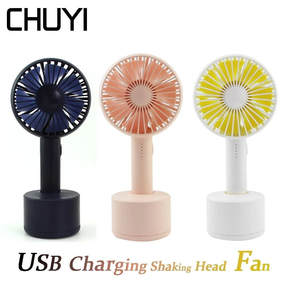Мини USB охлаждающая встряхнутая головка вентилятор Rechagable кулер гаджет
