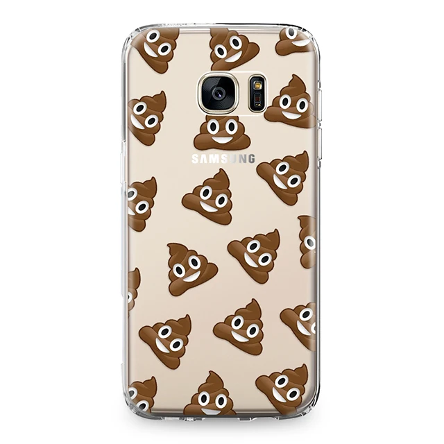 Смешные смайлики эмоции чехол для samsung Galaxy S4 S5 мини S6 S7 край S8 S9 плюс Note 4 5 8 grand Prime