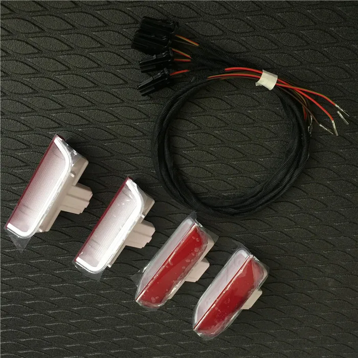 Door light 1 комплект для VW Touran-светодиодный дверной светильник или светодиодный светильник для ног - Цвет: Door light