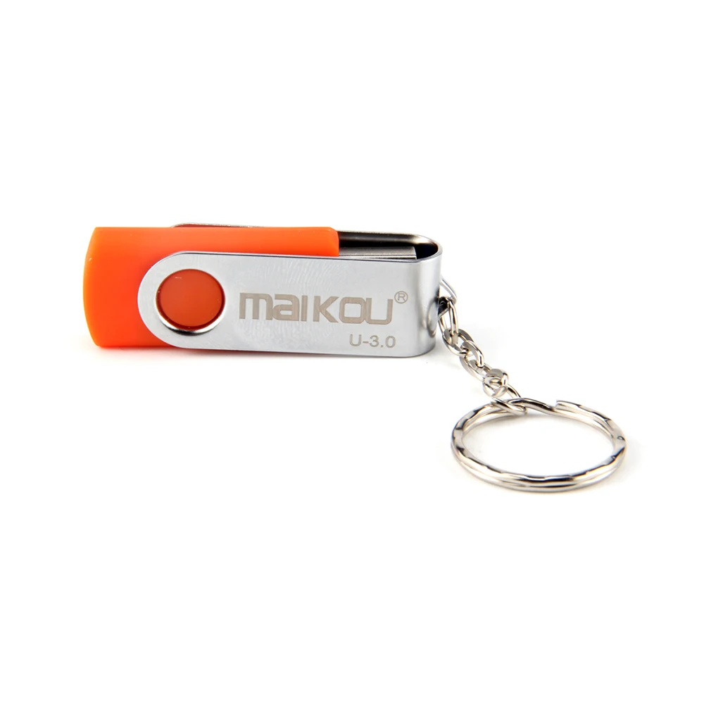 

Maikou UK204 USB3.0 32GB height 360 degree rotating U disk with keychain(32B)