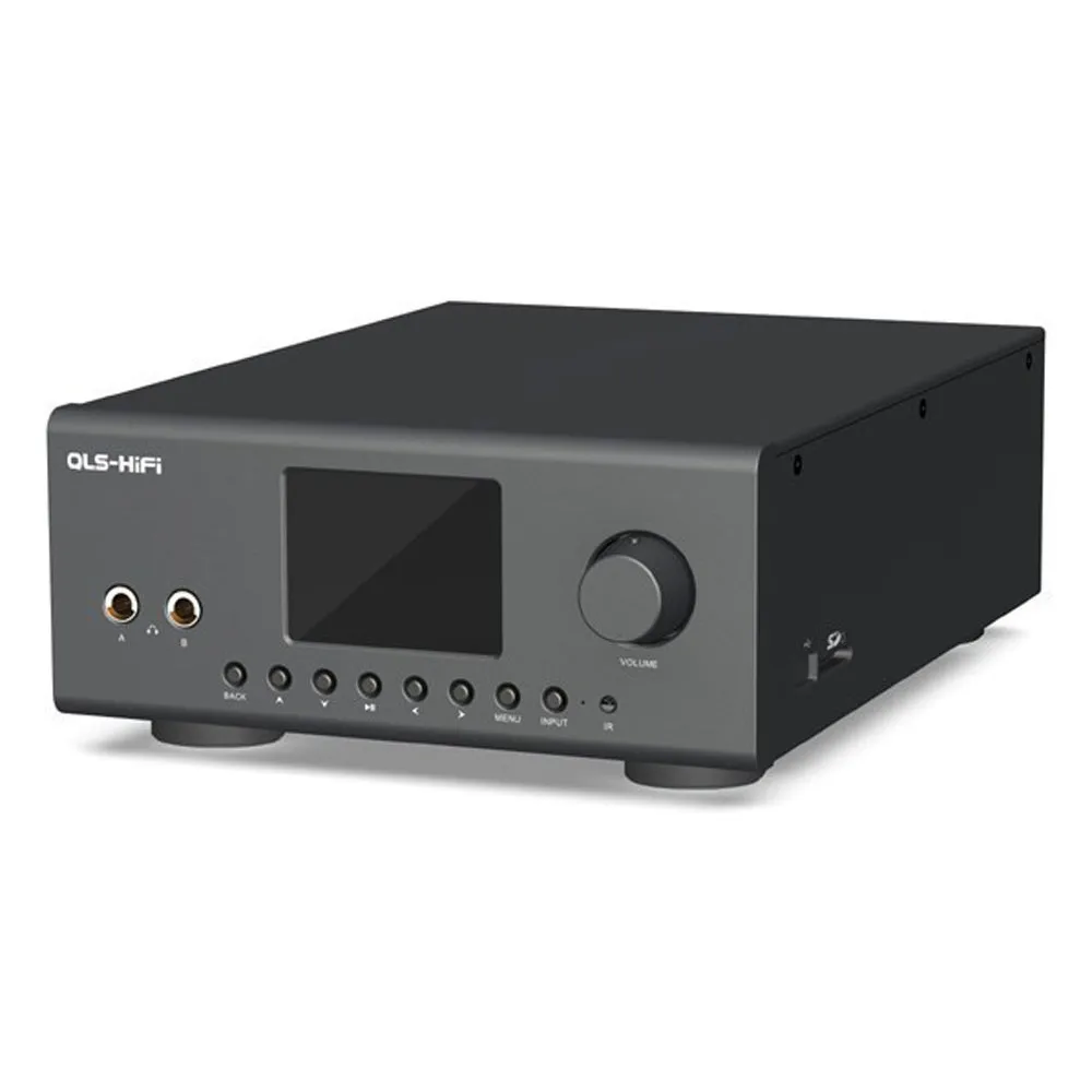 QLS QA860 AD1955 24bit 192 КГц DSD HiFi Цифровой Без Потерь музыкальный плеер Черный или