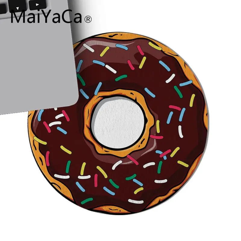 Восхитительные разноцветные офисные пончики Maiyaca геймерский круглый коврик для