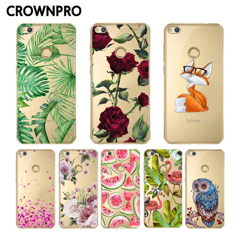 CROWNPRO 5," чехол для Huawei P8 Lite чехол мягкий силиконовый для Huawei P9 Lite чехол Защитный чехол для Honor 8 Lite