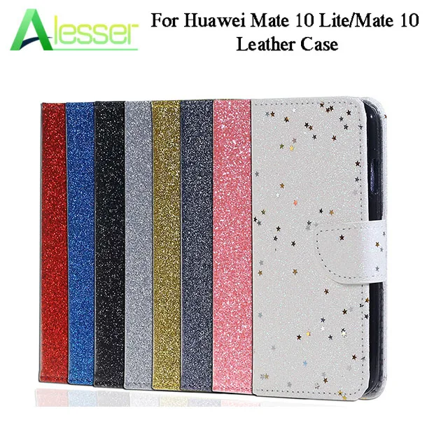Alesser для Huawei mate 10 Lite кожаный чехол телефона откидной из натуральной кожи с