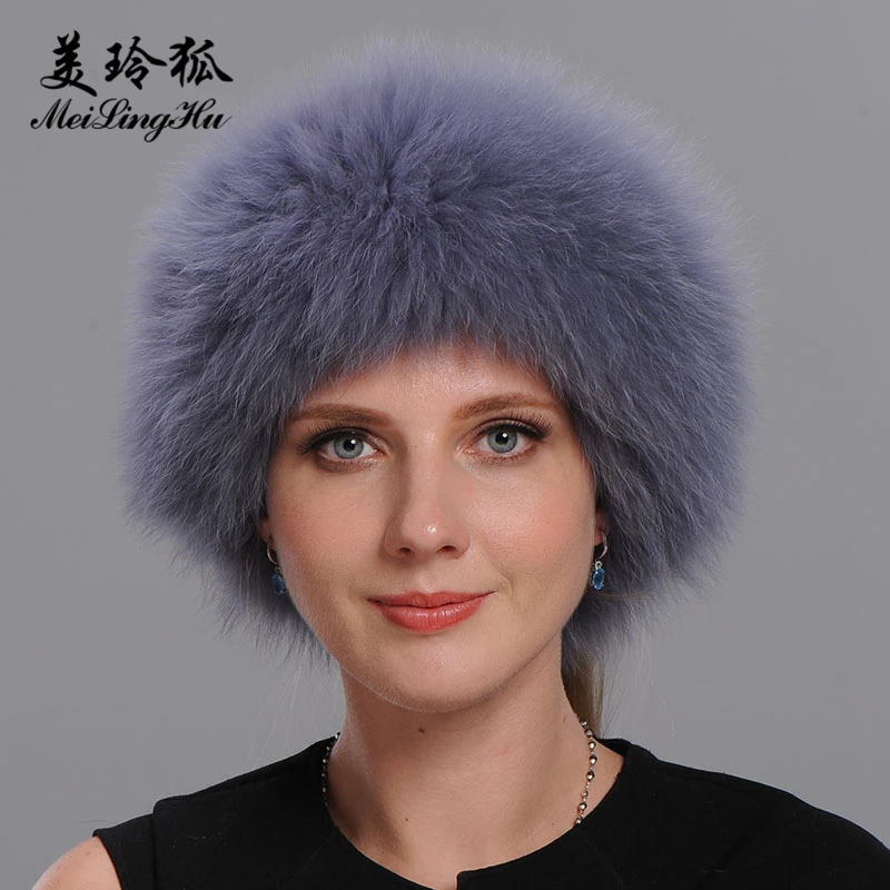 

Winter Real Fur Hats&Winter 2017 Scarves For Women New Warm Mink Fur Solid Hat Beanies Female Genuine Mink Fur