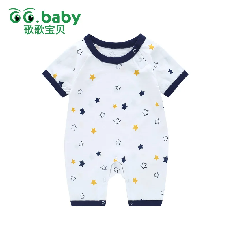 Baby Boy Summer Romper Newborn Girl Jumpsuit Clothes Rompers Short Sleeve Boys Overalls For Newborns Toddler Jumpsuits | Детская одежда