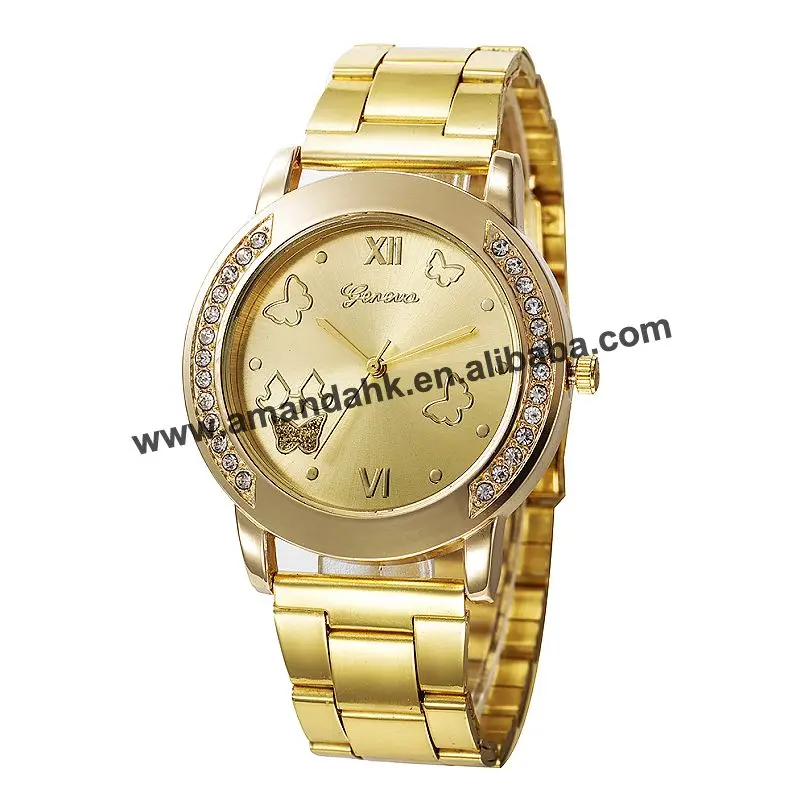New wholesale alloy watches women hot sale women rhinestone dress watches ladies casual analog quartz wristwatches