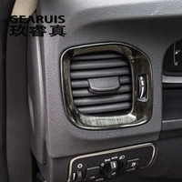 car styling side air conditioning vent ac outlet decorative frame cover sticker trim for volvo v60 s60 interior auto accessories