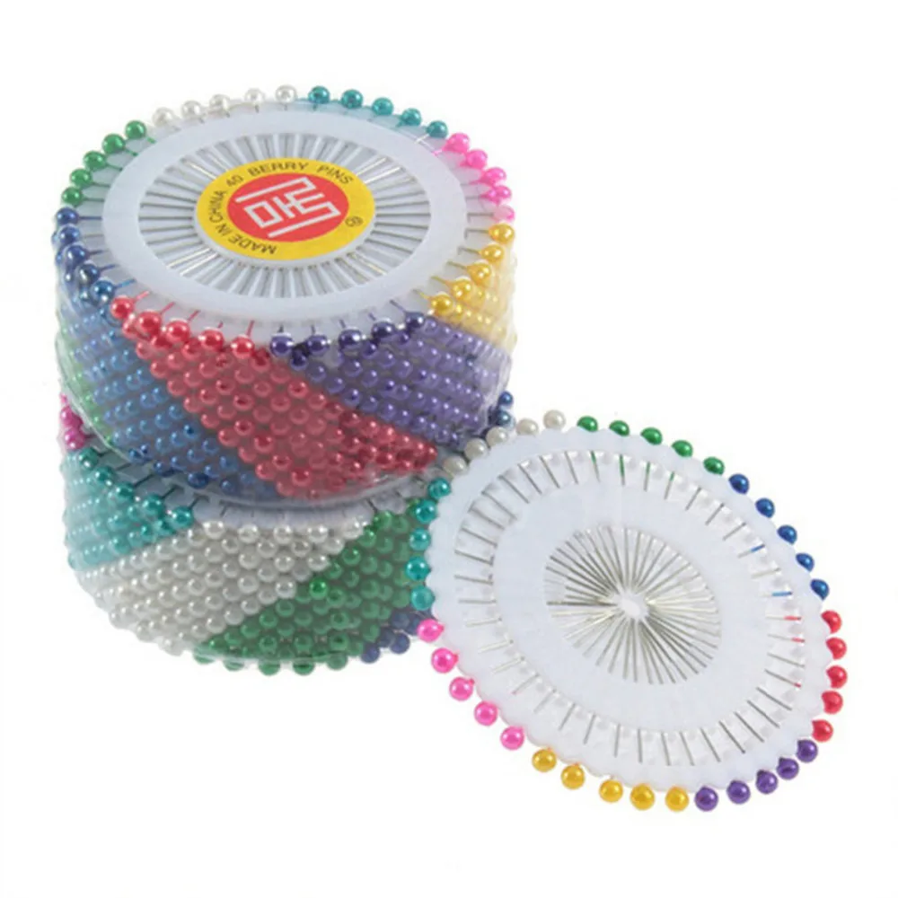 Белый/смешанный цвет 480 шт жемчужная головная булавка свадебное платье ремесло