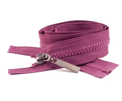 purple Aisling 1 шт. 70 см Длина Высокое качество Пластиковые застежки-молнии с открытым концом спортивная сумка для одежды на молнии DIY Швейные аксессуары P021 - Цвет: purple