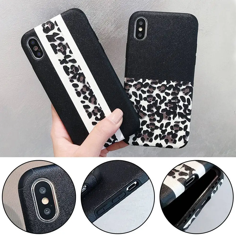 KISSCASE Leopard Phone Case For iPhone 7 XR XS Max X Soft TPU 8 Plus 6S 6 Capinhas Coque |