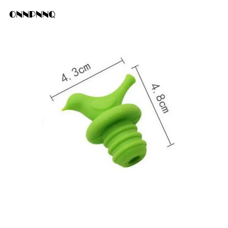 4 шт./компл. маленькая птица винная пробка красная Силиконовая для бутылки