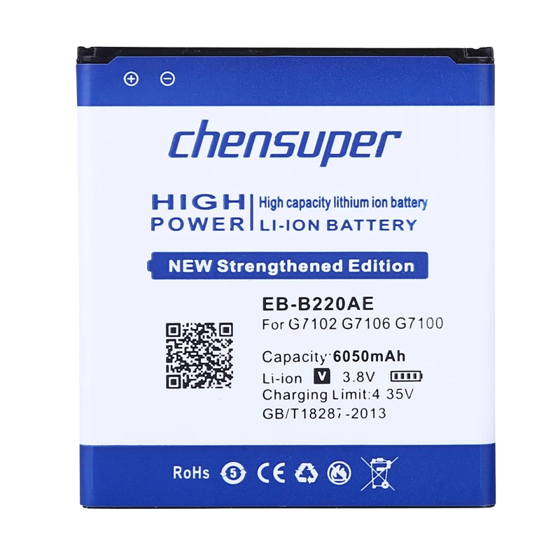 Аккумулятор chensuper для Samsung Galaxy Grand 2 G7102 G7106 G7100 G7105 G7108 G7109 I9295 i9507V с функцией зарядки
